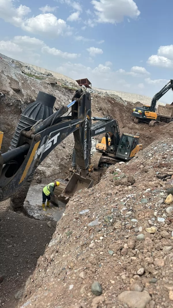 Çubuk Kanalizasyon Kazı Yenileme